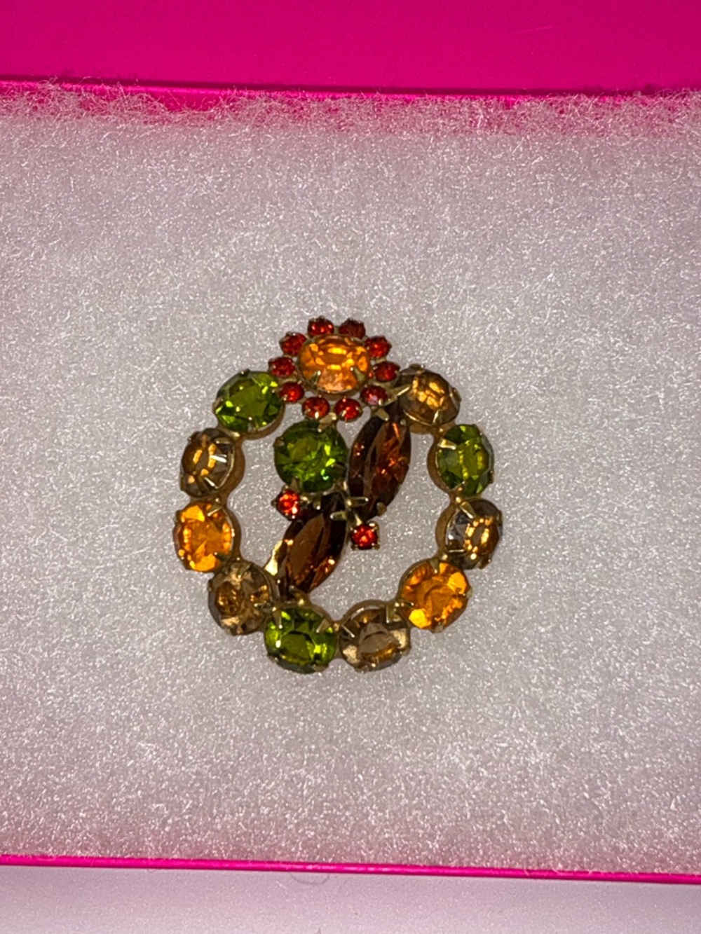 Juliana Vintage "Shades of Fall" Wreath Brooch Exquisite - Picture 2 of 6